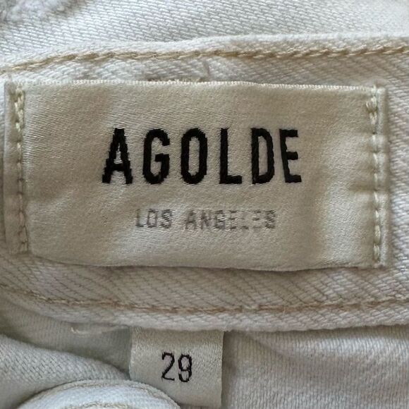 AGOLDE PARKER VINTAGE CUT OFF SHORT IN REPOSE SIZE 29 - Picture 6 of 9